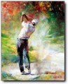 yxr0047 impresionismo deporte golf